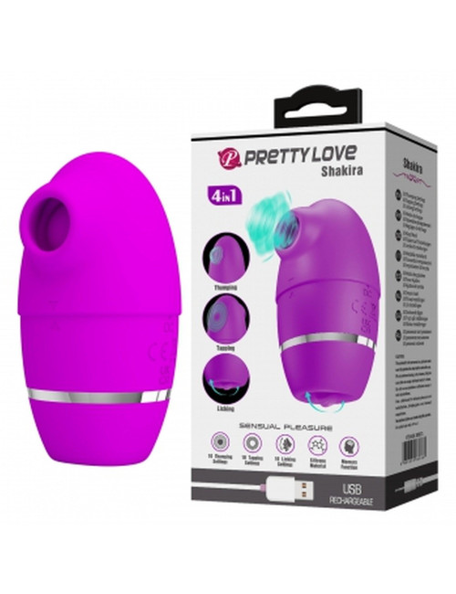 Pretty Love Shakira - Silikonowy wibrator USB
