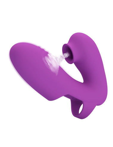 PRETTY LOVE - Super Finger ATHENA Purple, 7 vibration functions 7 tapping functions Memory function
