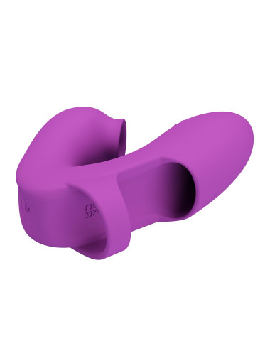 PRETTY LOVE - Super Finger ATHENA Purple, 7 vibration functions 7 tapping functions Memory function