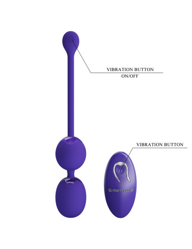 PRETTY LOVE - Willie - Youth, Wireless remote control 12 vibration functions Memory function