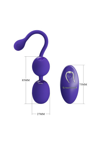PRETTY LOVE - Willie - Youth, Wireless remote control 12 vibration functions Memory function