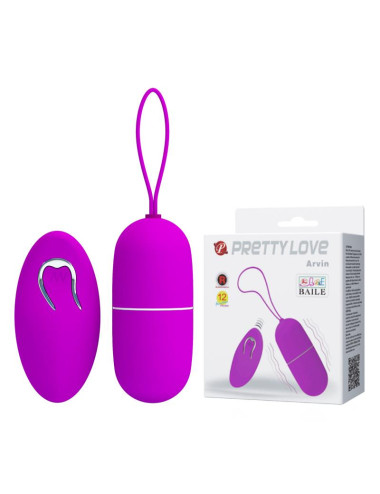 PRETTY LOVE ARVIN 12-funkcyjne bezprzewodowe wibrujące jajko