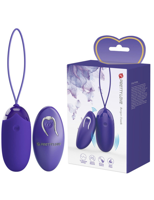 PRETTY LOVE - Berger - Youth,  Wireless remote control 12 vibration functions