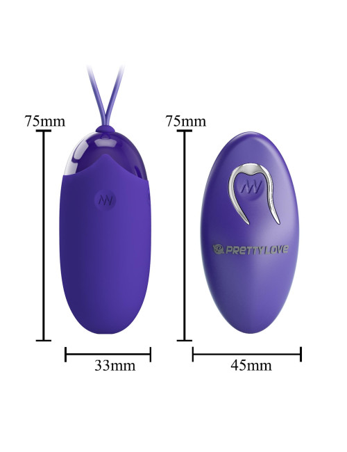 PRETTY LOVE - Berger - Youth,  Wireless remote control 12 vibration functions