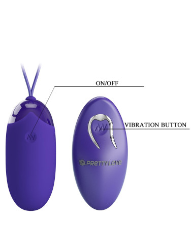 PRETTY LOVE - Berger - Youth,  Wireless remote control 12 vibration functions