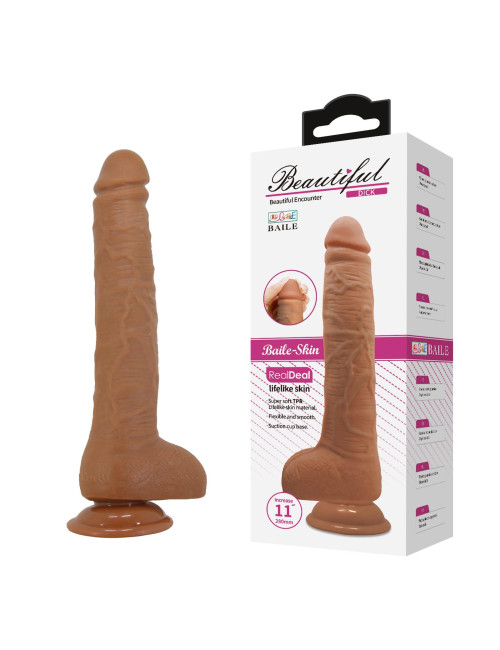 Baile Beautiful Dick - Wodoodporny dildo 28 cm