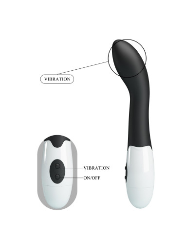 PRETTY LOVE - Bishop black, 30 vibration functions