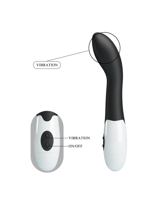 PRETTY LOVE - Bishop black, 30 vibration functions
