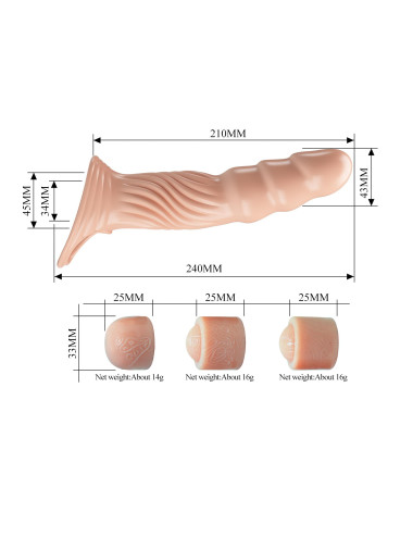 Pretty Love 3.0" Adjustable Penis Sleeve Extender