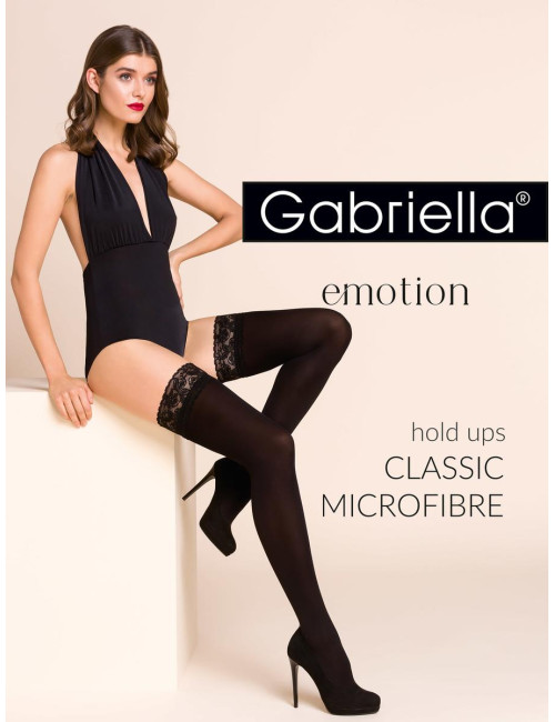 Gabriella Pończochy Classic Microfibre Czarne S/M
