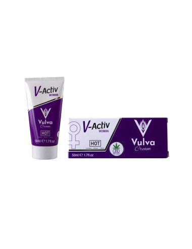 HOT V-Activ Vulva Cream - CBD 50ml