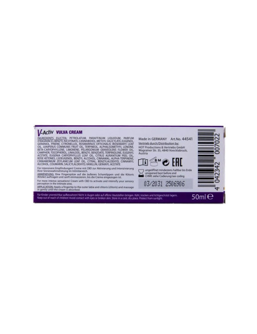 HOT V-Activ Vulva Cream - CBD 50ml