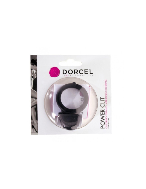 Dorcel Power Clit Black – Wibracyjny pierścień erekcyjny