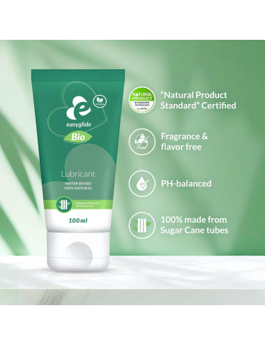 EasyGlide - Bio & Natural Waterbased Lubricant Fragrance Free 100 ml
