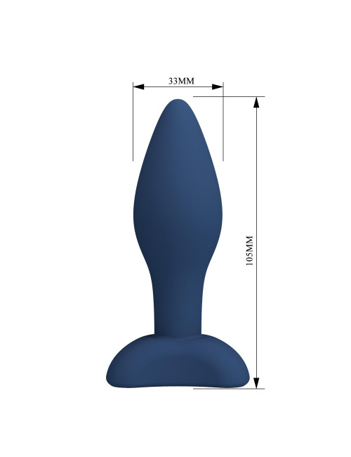 MR. Play Bulb Anal Plug M - silikonowy korek analny, wodoodporny, bezpieczny dla ciala