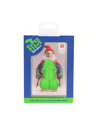 Super Steve - Keychain - Green