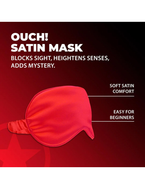 Satin Mask - Red