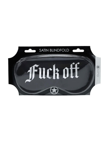 Fuck Off - Printed Satin Mask