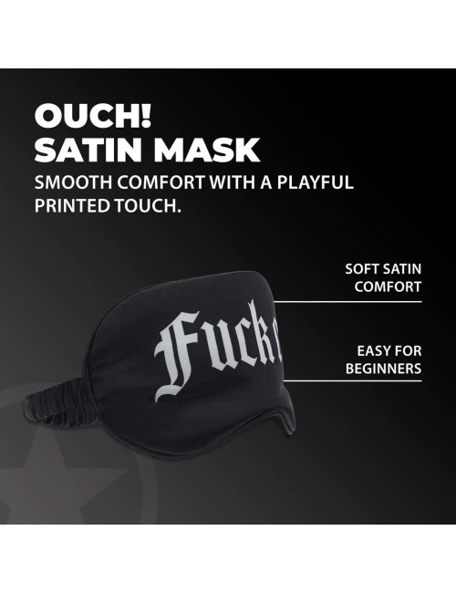 Fuck Off - Printed Satin Mask