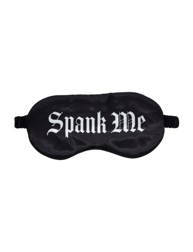 Ouch! Spank Me Satynowa Maska do Oczu z Nadrukiem