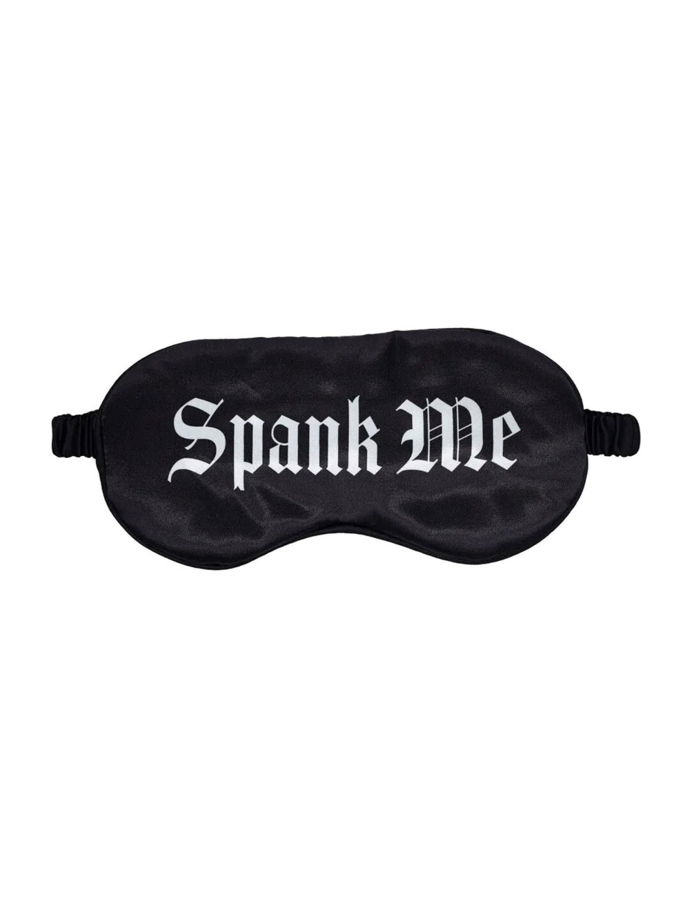 Ouch! Spank Me Satynowa Maska do Oczu z Nadrukiem