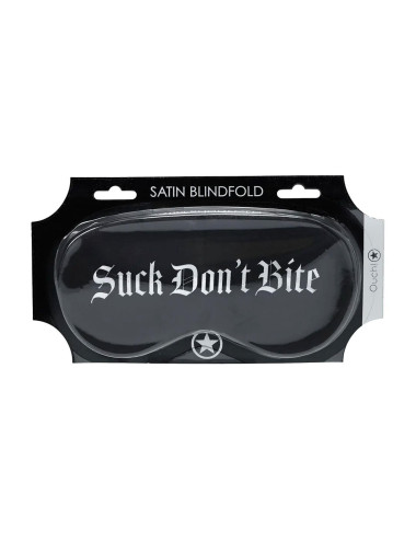 Suck Don't Bite - Printed Satin
