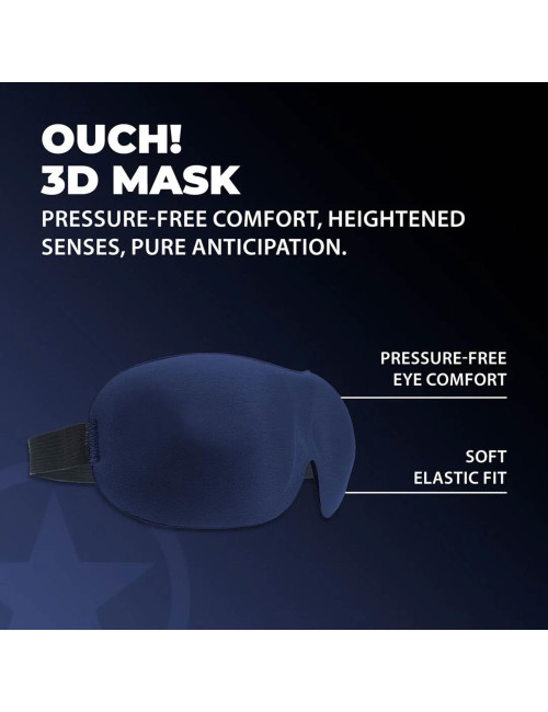 Ouch! 3D Mask – Granatowa Ergonomiczna Maska do Oczu