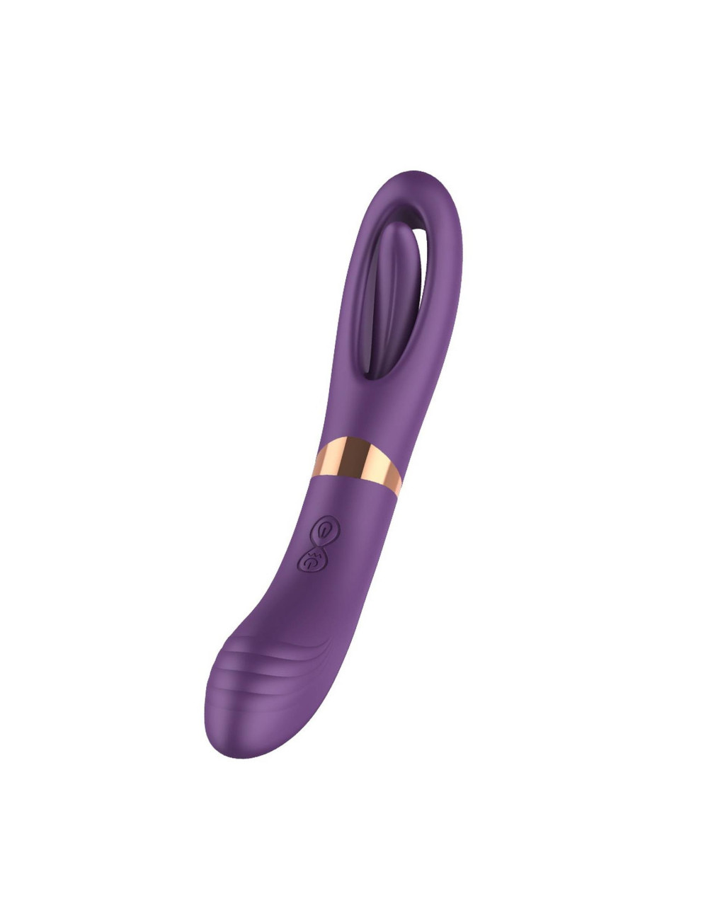 Flicking dual g spot vibrator