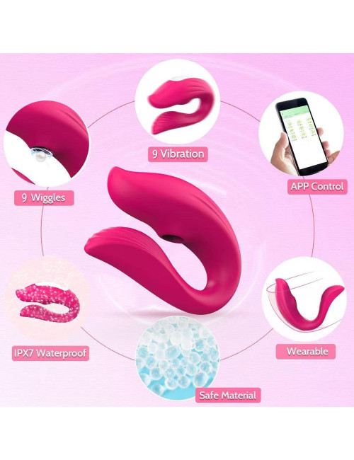 Vibrator - pink - app control