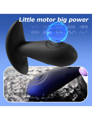 Dual tapping anal plug