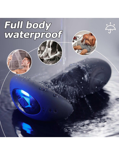 Dual tapping anal plug