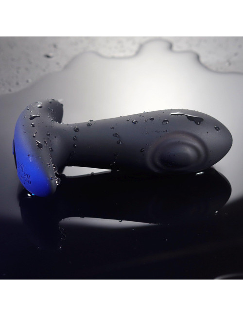 Dual Tapping Anal Plug – Wibrujący korek analny z Pilotem, 10 funkcji tappingu, 10 prędkości wibracji, silikonowy, wodoodporny