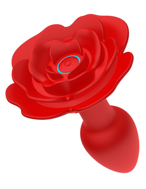 Rose rotating anal plug