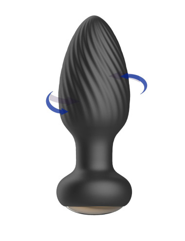 Rotating anal plug