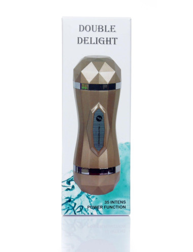 Masturbator-Vagina Double Delight 35 function USB