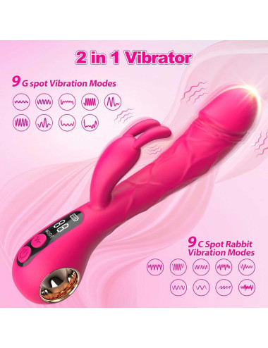 Rabbit G-Spot & Clitoral Dual Stimulation Vibrator