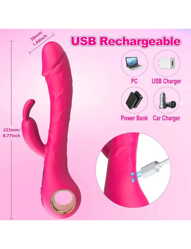 Rabbit G-Spot & Clitoral Dual Stimulation Vibrator