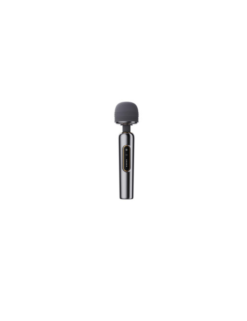 Masażer Wand WAND MASSAGERS SHINING METALLIC LUSTER - 5 poziomów, wibrator, cichy, USB