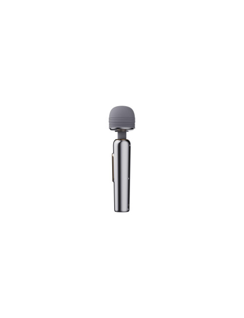 Masażer Wand WAND MASSAGERS SHINING METALLIC LUSTER - 5 poziomów, wibrator, cichy, USB