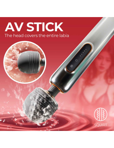 WAND MASSAGERS SHINING METALLIC LUSTER