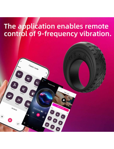 App-Controlled Vibrating Cock Ring