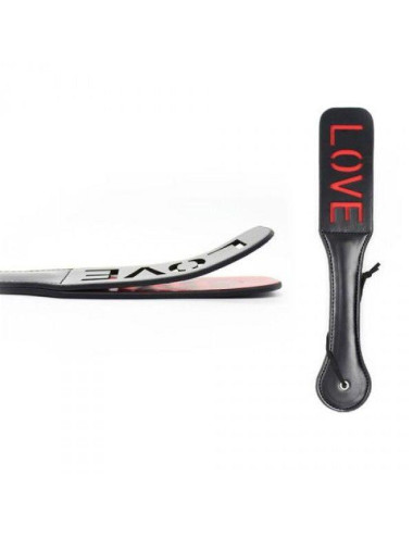 Pejcz-Paletta Doppia Double Spank Paddle Love black