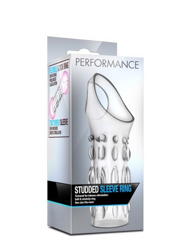PERFORMANCE STUDDED SLEEVE RING CLEAR