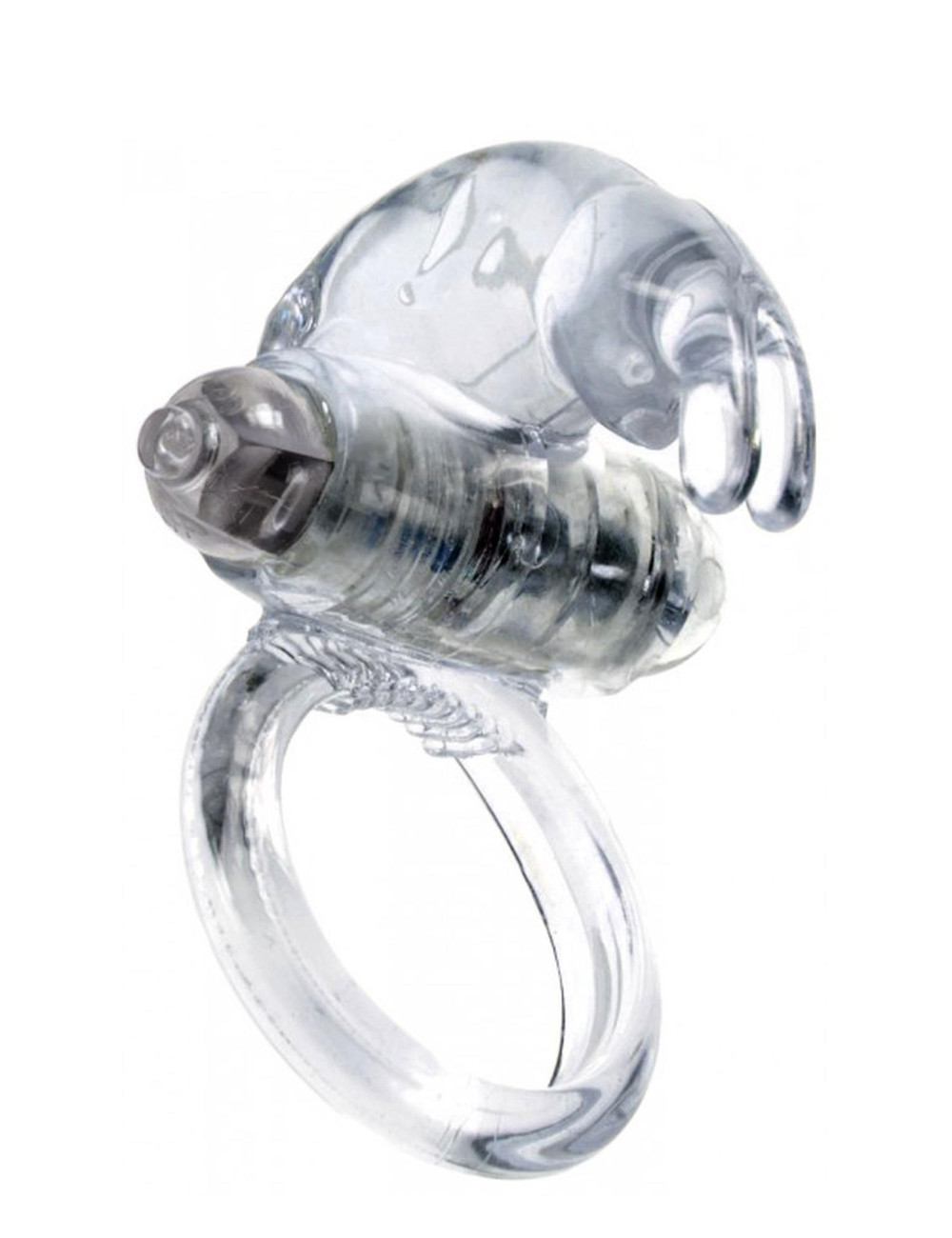 Pierścień-Rabbit Vibro CockRing Clear