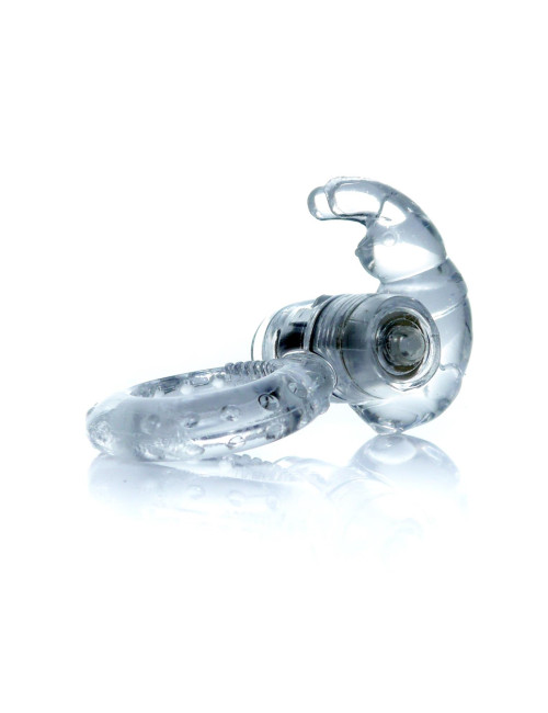 Pierścień-Rabbit Vibro CockRing Clear