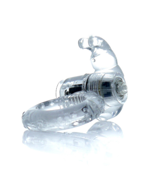 Pierścień-Rabbit Vibro CockRing Clear