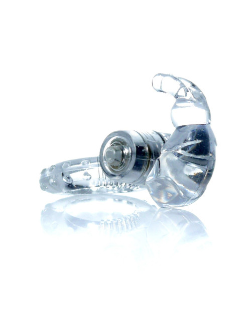 Pierścień-Rabbit Vibro CockRing Clear