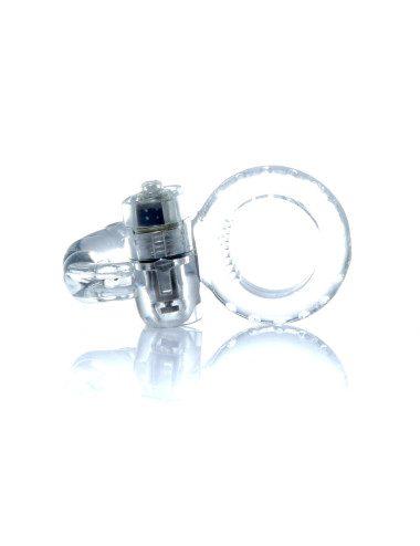 Pierścień-Rabbit Vibro CockRing Clear