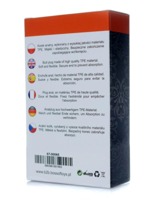 B - Series EasyLove Gładki Plug Analityczny T-Plug Smooth