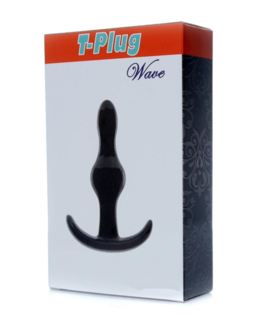 B - Series EasyLove WavePlug – Korek analny TPE, 9 cm